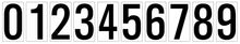 Black numbers on white rectangles.