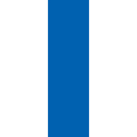 Solid blue vertical rectangle.