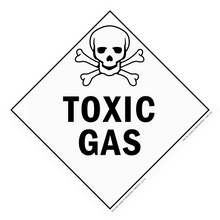 Toxic gas warning sign.